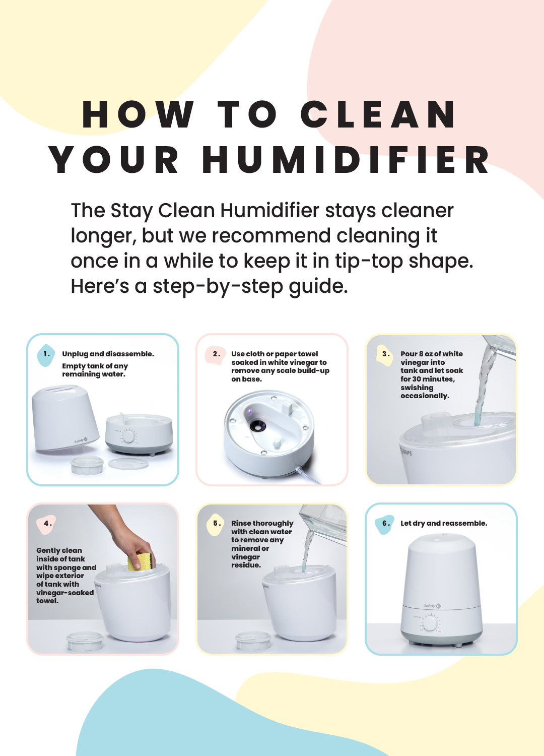 How to Clean Your Humidifier  Humidifier Cleaning Tips